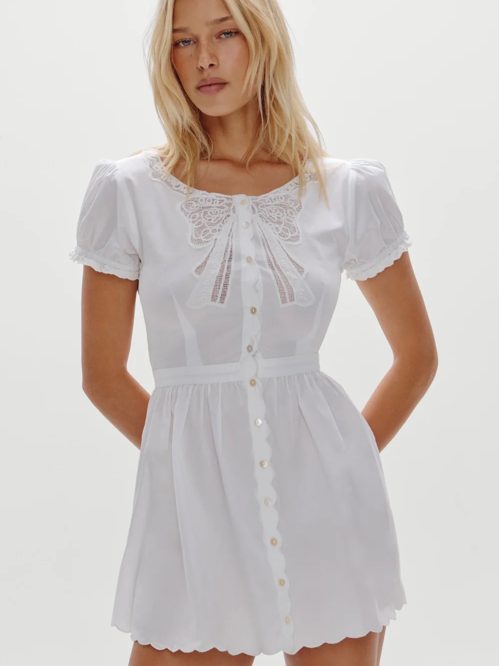 Frankie’s Bikinis Ivy Cotton Mini Dress